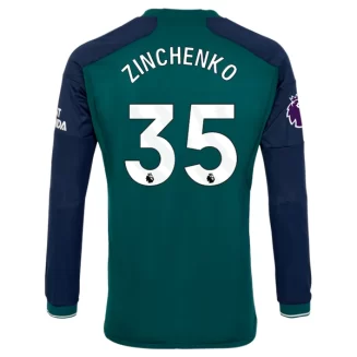 Arsenal Oleksandr Zinchenko #35 Derde Shirt 2023-2024 Voetbalshirts Lange Mouwen