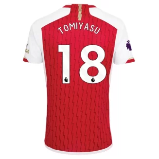 Arsenal Takehiro Tomiyasu #18 Thuisshirt 2023-2024 Voetbalshirts Korte Mouw