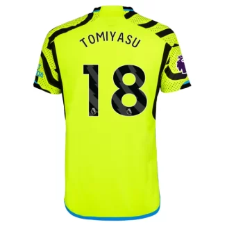 Arsenal Takehiro Tomiyasu #18 Uitshirt 2023-2024 Voetbalshirts Korte Mouw