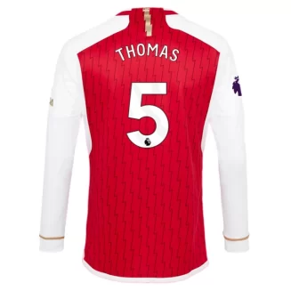 Arsenal Thomas Partey #5 Thuisshirt 2023-2024 Voetbalshirts Lange Mouwen