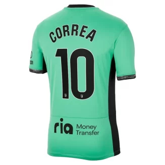Atlético Madrid Angel Correa #10 Derde Shirt 2023-2024 Voetbalshirts Korte Mouw