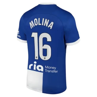 Atlético Madrid Nahuel Molina #16 Uitshirt 2023-2024 Voetbalshirts Korte Mouw