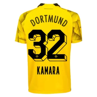 Borussia Dortmund Abdoulaye Kamara #32 Derde Shirt 2023-2024 Voetbalshirts Korte Mouw