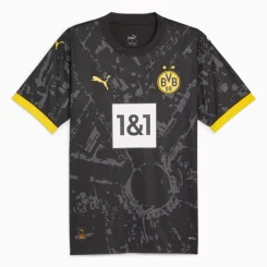 Borussia Dortmund Abdoulaye Kamara #32 Uitshirt 2023-2024 Voetbalshirts Korte Mouw-1