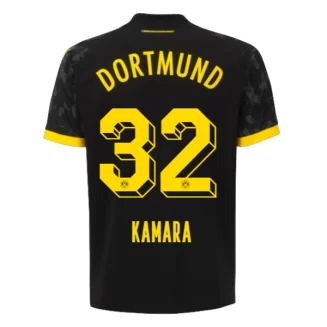 Borussia Dortmund Abdoulaye Kamara #32 Uitshirt 2023-2024 Voetbalshirts Korte Mouw