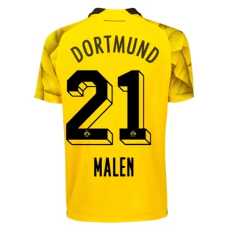 Borussia Dortmund Donyell Malen #21 Derde Shirt 2023-2024 Voetbalshirts Korte Mouw