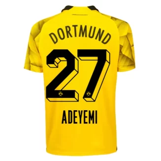 Borussia Dortmund Karim Adeyemi #27 Derde Shirt 2023-2024 Voetbalshirts Korte Mouw