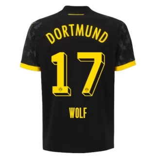 Borussia Dortmund Marius Wolf #17 Uitshirt 2023-2024 Voetbalshirts Korte Mouw