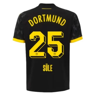 Borussia Dortmund Niklas Sule #25 Uitshirt 2023-2024 Voetbalshirts Korte Mouw