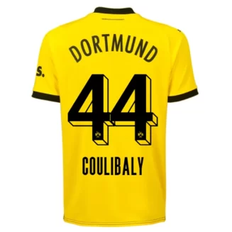 Borussia Dortmund Soumaila Coulibaly #44 Thuisshirt 2023-2024 Voetbalshirts Korte Mouw