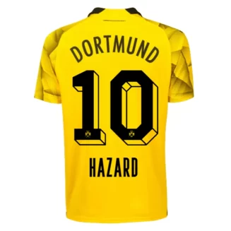 Borussia Dortmund Thorgan Hazard #10 Derde Shirt 2023-2024 Voetbalshirts Korte Mouw-1