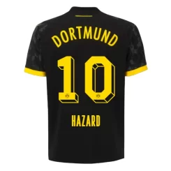 Borussia Dortmund Thorgan Hazard #10 Uitshirt 2023-2024 Voetbalshirts Korte Mouw