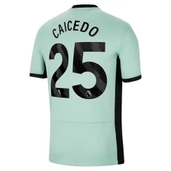 Chelsea Moises Caicedo #25 Derde Shirt 2023-2024 Voetbalshirts Korte Mouw