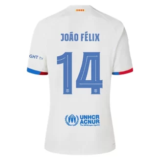 FC Barcelona Joao Felix #14 Uitshirt 2023-2024 Voetbalshirts Korte Mouw