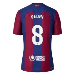 FC Barcelona Pedri #8 Thuisshirt 2023-2024 Voetbalshirts Korte Mouw