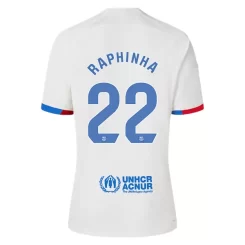 FC Barcelona Raphinha #22 Uitshirt 2023-2024 Voetbalshirts Korte Mouw