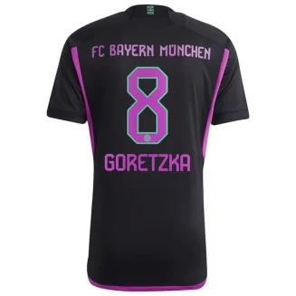 FC Bayern München Leon Goretzka #8 Uitshirt 2023-2024 Voetbalshirts Korte Mouw
