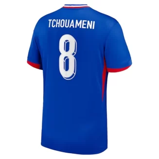 Frankrijk Aurelien Tchouameni #8 Thuisshirt EK 2024 Voetbalshirts Korte Mouw