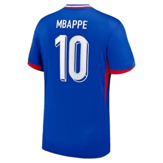Frankrijk Kylian Mbappe #10 Thuisshirt EK 2024 Voetbalshirts Korte Mouw