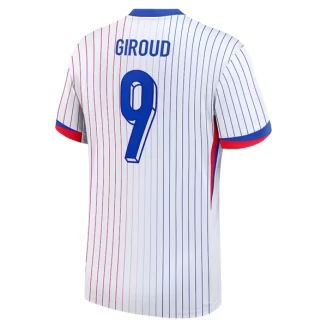 Frankrijk Olivier Giroud #9 Uitshirt EK 2024 Voetbalshirts Korte Mouw