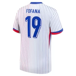 Frankrijk Youssouf Fofana #19 Uitshirt EK 2024 Voetbalshirts Korte Mouw