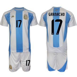 Goedkope Argentinië Alejandro Garnacho #17 Thuisshirt Copa América 2024 Voetbalshirts 2024/25 Korte Mouw (+ Korte broeken) Kopen