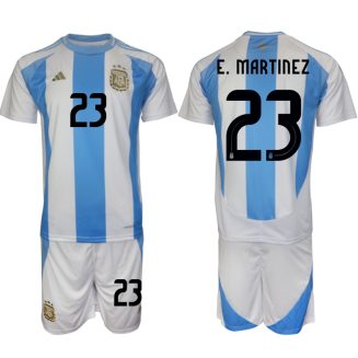 Goedkope Argentinië Emiliano Martinez #23 Thuisshirt Copa América 2024 Voetbalshirts 2024/25 Korte Mouw (+ Korte broeken) Kopen