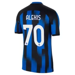 Inter Milan Alexis Sanchez #70 Thuisshirt 2023-2024 Voetbalshirts Korte Mouw