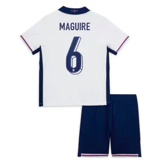 Kids Engeland Harry Maguire #6 Thuisshirt EK 2024 Voetbalshirts Korte Mouw (+ Korte broeken)