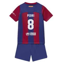 Kids FC Barcelona Pedri #8 Thuisshirt Voetbalshirts Korte Mouw (+ Korte broeken)