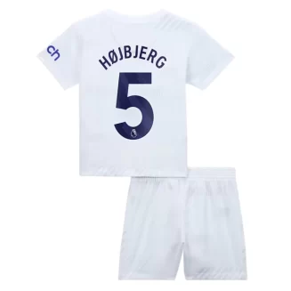 Kids Tottenham Hotspur Pierre-Emile Højbjerg #5 Thuisshirt 2023-2024 Voetbalshirts Korte Mouw (+ Korte broeken)