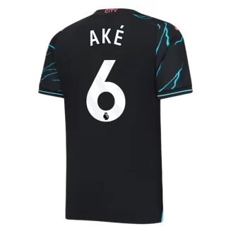 Manchester City Nathan Ake #6 Derde Shirt 2023-2024 Voetbalshirts Korte Mouw