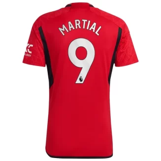 Manchester United Anthony Martial #9 Thuisshirt 2023-2024 Voetbalshirts Korte Mouw