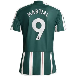 Manchester United Anthony Martial #9 Uitshirt 2023-2024 Voetbalshirts Korte Mouw