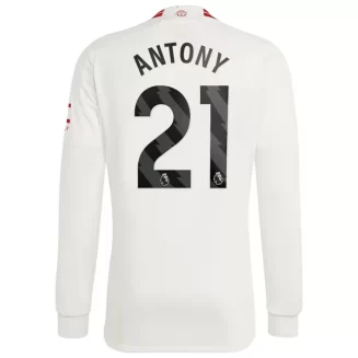 Manchester United Antony #21 Derde Shirt 2023-2024 Voetbalshirts Lange Mouwen