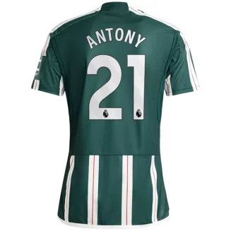 Manchester United Antony #21 Uitshirt 2023-2024 Voetbalshirts Korte Mouw
