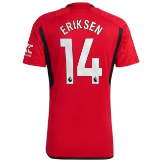 Manchester United Christian Eriksen #14 Thuisshirt 2023-2024 Voetbalshirts Korte Mouw