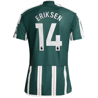 Manchester United Christian Eriksen #14 Uitshirt 2023-2024 Voetbalshirts Korte Mouw