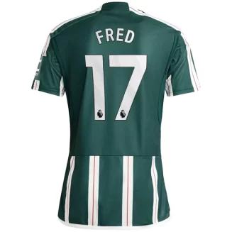 Manchester United Fred #17 Uitshirt 2023-2024 Voetbalshirts Korte Mouw