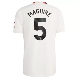 Manchester United Harry Maguire #5 Derde Shirt 2023-2024 Voetbalshirts Korte Mouw