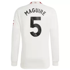 Manchester United Harry Maguire #5 Derde Shirt 2023-2024 Voetbalshirts Lange Mouwen