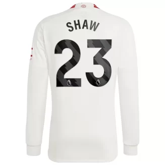 Manchester United Luke Shaw #23 Derde Shirt 2023-2024 Voetbalshirts Lange Mouwen