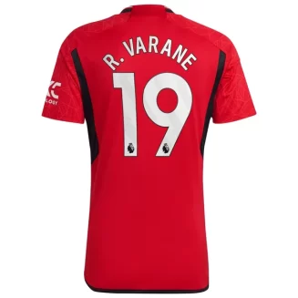 Manchester United Raphael Varane #19 Thuisshirt 2023-2024 Voetbalshirts Korte Mouw