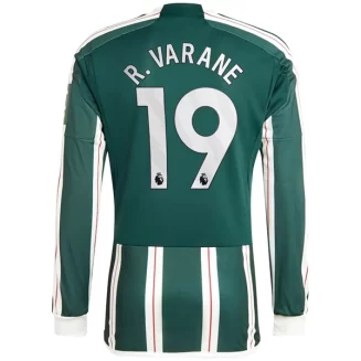 Manchester United Raphael Varane #19 Uitshirt 2023-2024 Voetbalshirts Lange Mouwen