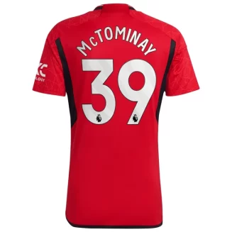 Manchester United Scott McTominay #39 Thuisshirt 2023-2024 Voetbalshirts Korte Mouw