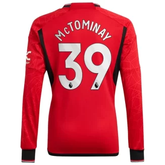 Manchester United Scott McTominay #39 Thuisshirt 2023-2024 Voetbalshirts Lange Mouwen