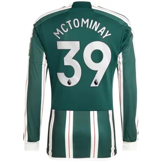 Manchester United Scott McTominay #39 Uitshirt 2023-2024 Voetbalshirts Lange Mouwen