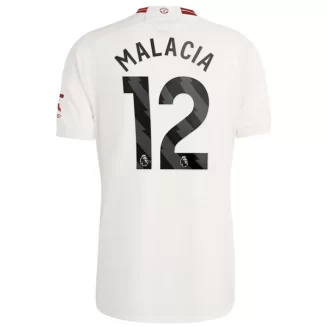Manchester United Tyrell Malacia #12 Derde Shirt 2023-2024 Voetbalshirts Korte Mouw