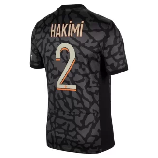 Paris Saint Germain PSG Achraf Hakimi #2 Derde Shirt 2023-2024 Voetbalshirts Korte Mouw