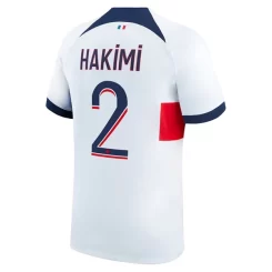 Paris Saint Germain PSG Achraf Hakimi #2 Uitshirt 2023-2024 Voetbalshirts Korte Mouw